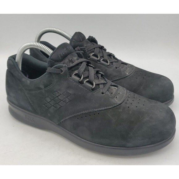 SAS Shoes - SAS Free Time Black Low Leather Walking Shoes Womens US Sz 10